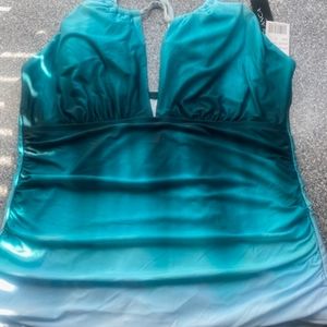 Ladies Tankini Top Swim Wear Tummy Control